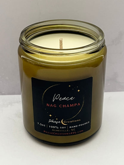 PEACE ~ Nag Champa | Hand-poured Premium Soy Candle