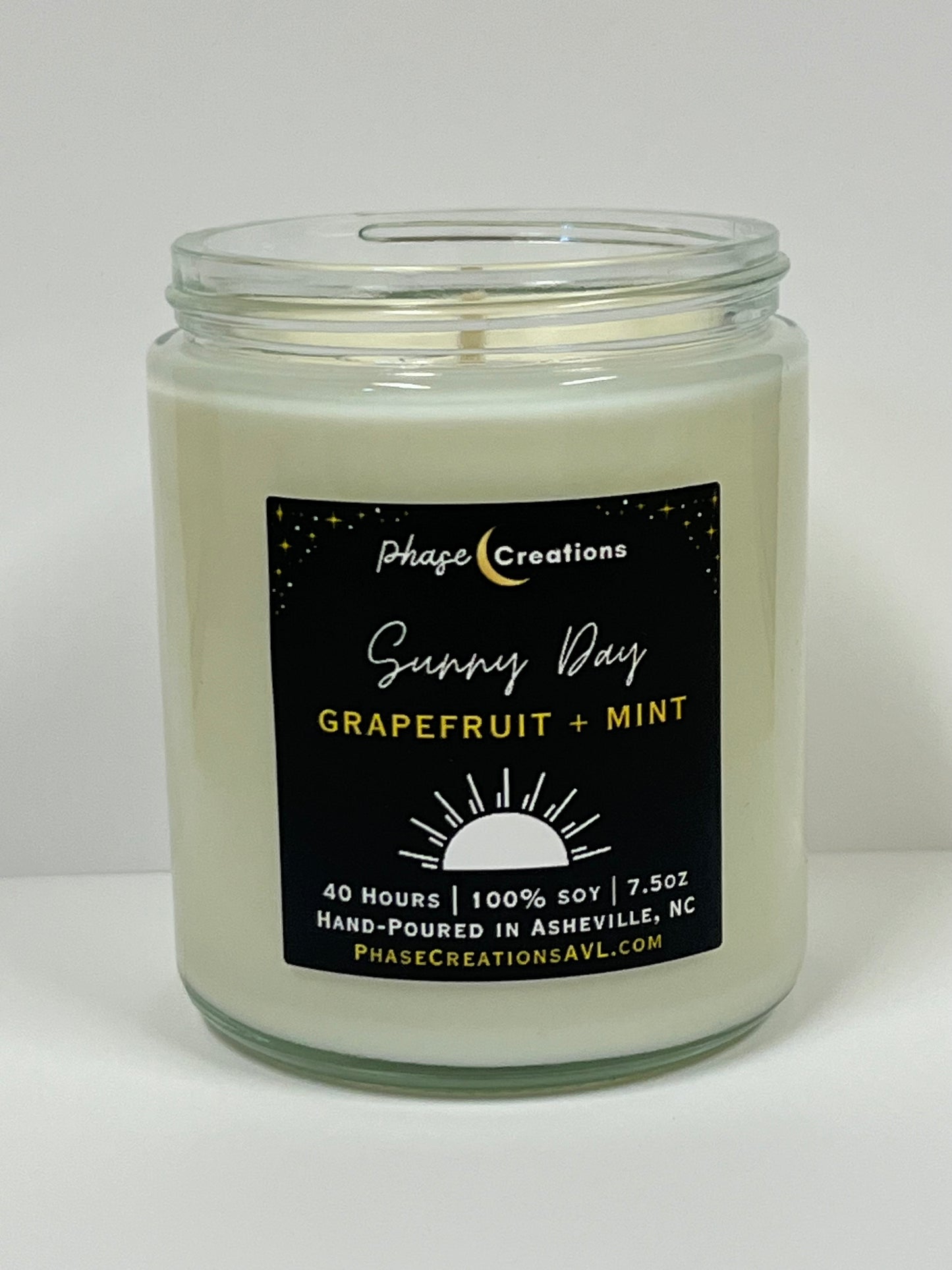 SUNNY DAY ~ Grapefruit + Mint | Hand-poured Premium Soy Candle