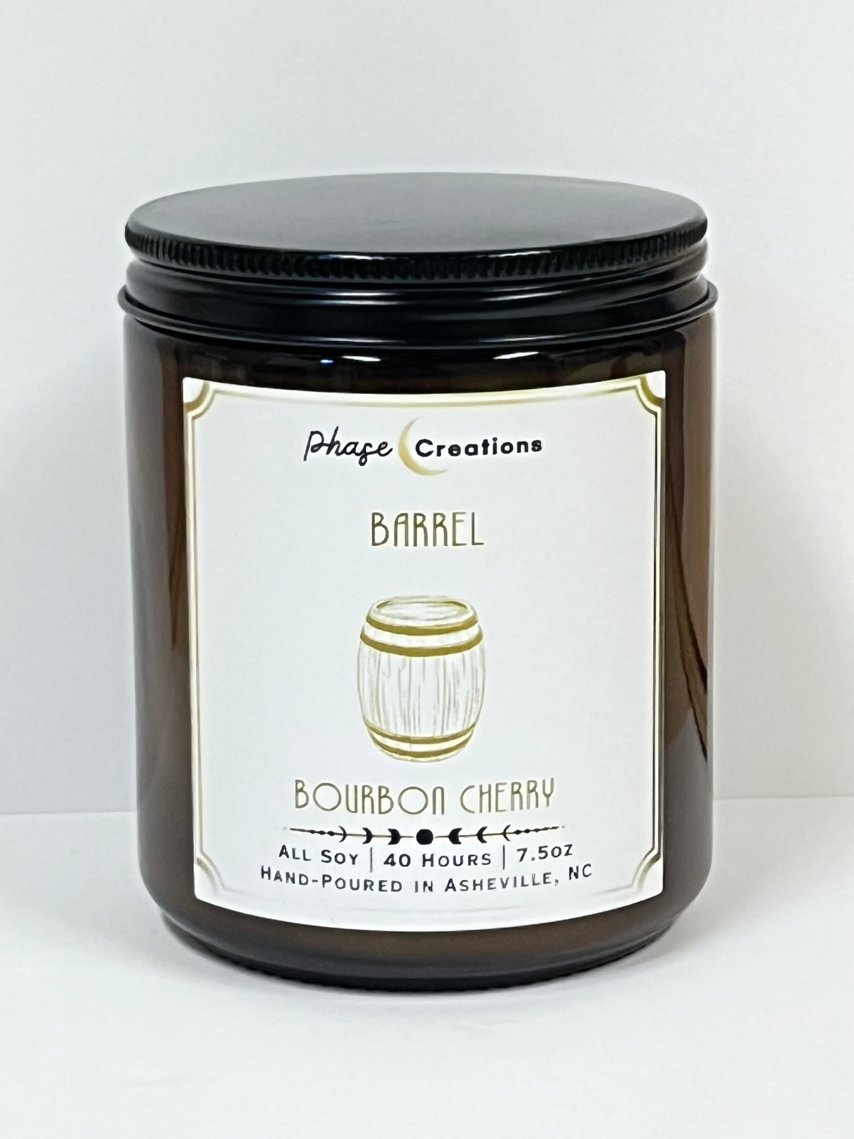 BARREL ~ Bourbon Cherry | 40 Hour ~ Hand-poured premium Soy Candle (c)