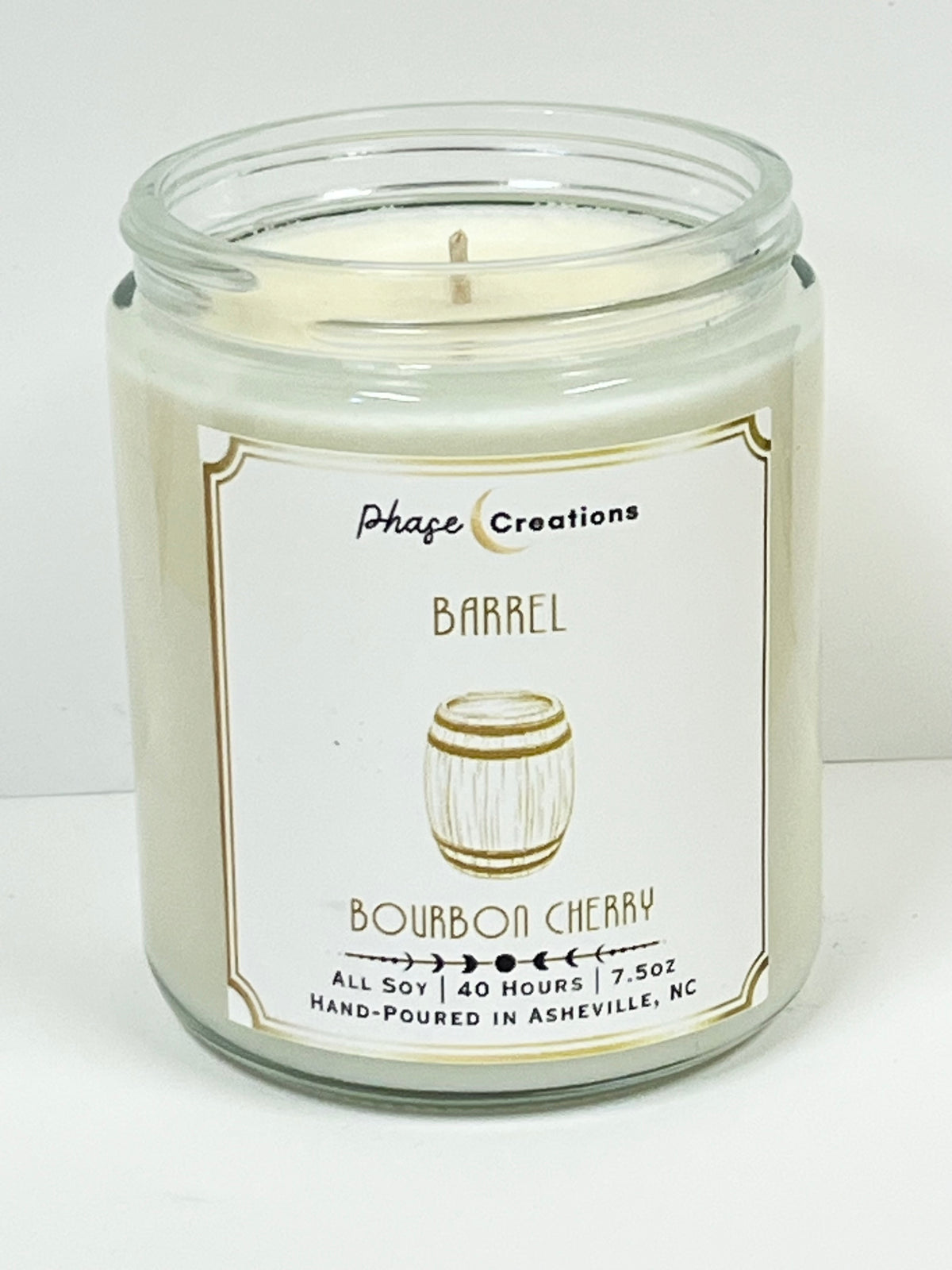 BARREL ~ Bourbon Cherry | 40 Hour ~ Hand-poured premium Soy Candle