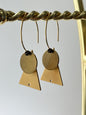 FULL MOON + MOUNTAIN MARQUISE (GP)| Earrings
