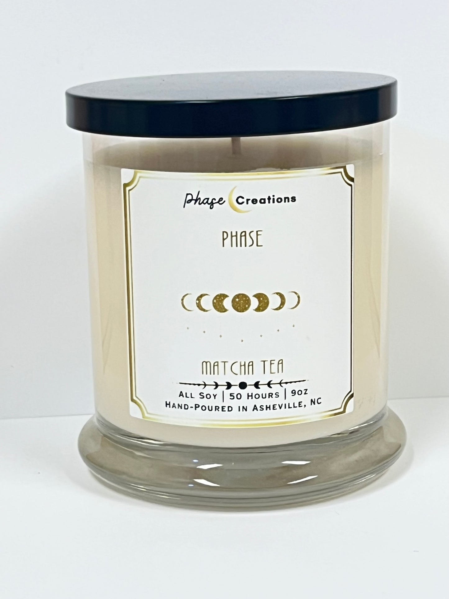 PHASE ~ Matcha Tea | 50 Hour ~ Hand-poured premium Soy Candle