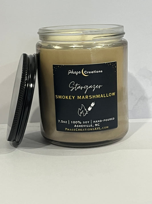STARGAZER ~ Smokey Marshmallow | Hand-poured Premium Soy Candle