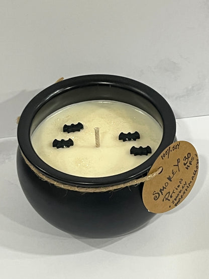 HALLOWEEN CANDLE : SMOKEY POTION ~ Smokey Marshmallow | Hand-poured Premium Soy Candle