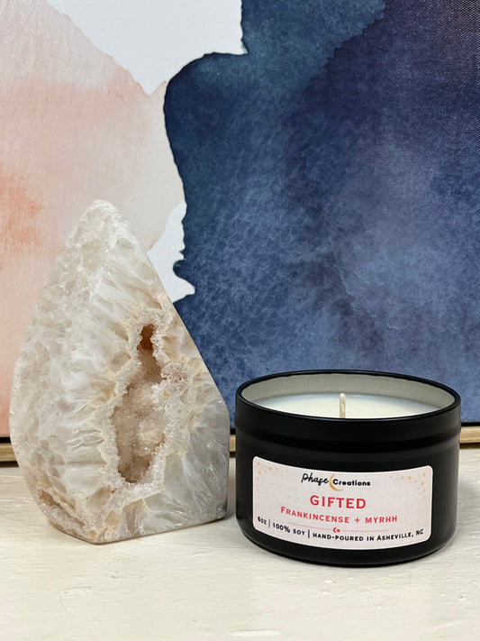 GIFTED ~ Frankincense + Myrrh Scent | Hand-poured Premium Soy Candle