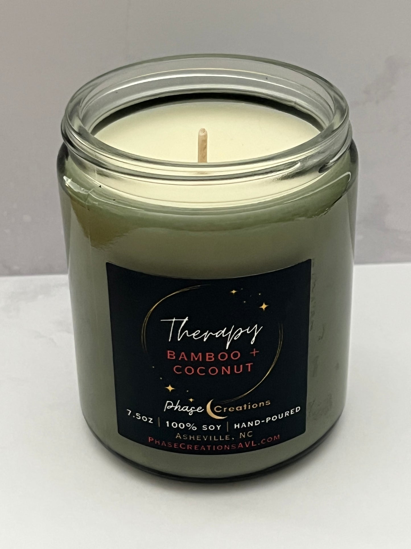 THERAPY ~ Bamboo + Coconut | Hand-poured Premium Soy Candle