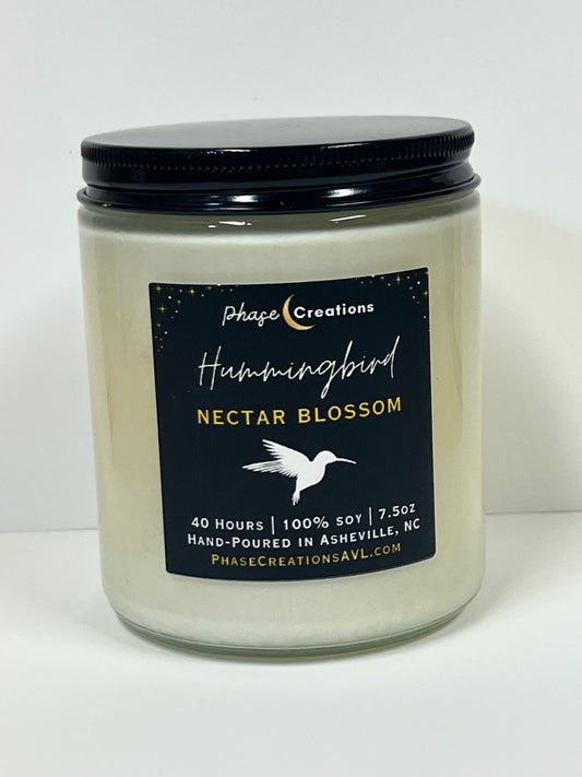 HUMMINGBIRD ~ Nectar Blossom | 40 Hour ~ Hand-poured premium Soy Candle