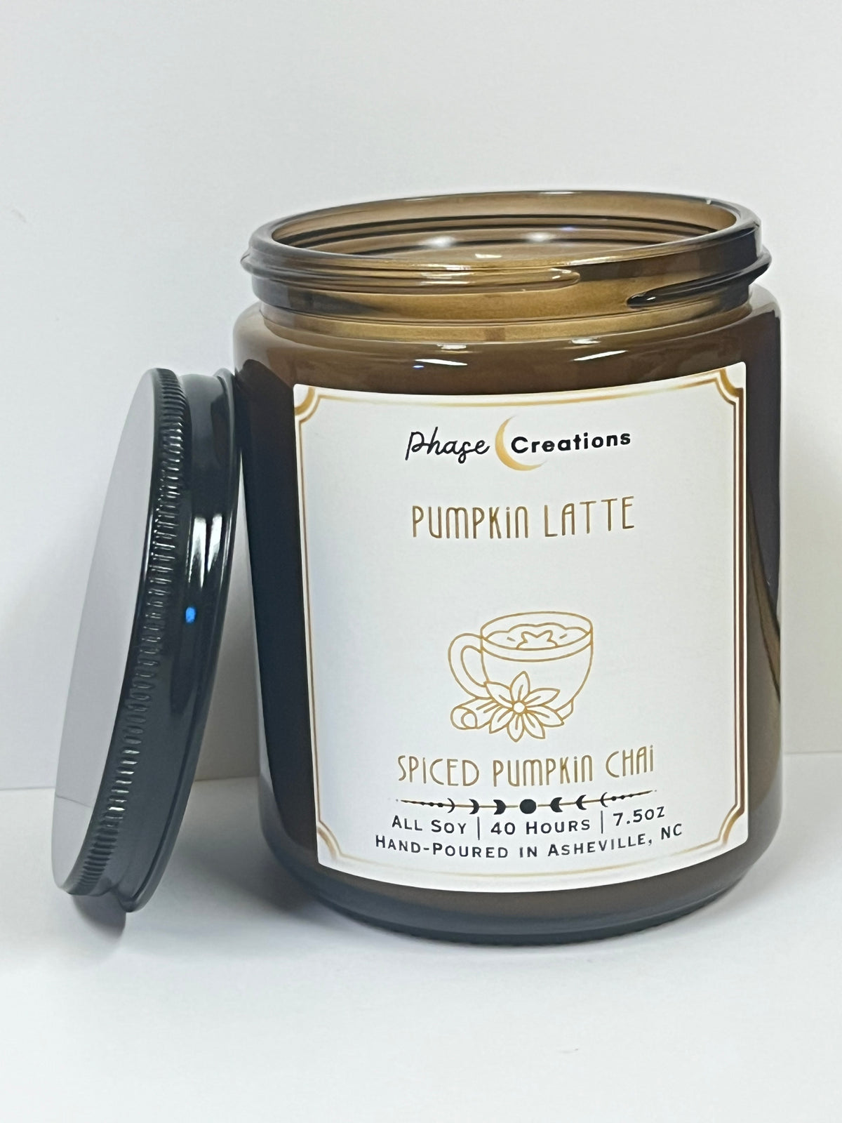 PUMPKIN LATTE ~ Spiced Pumpkin Chai | 40 Hour ~ Hand-poured Premium Soy Candle