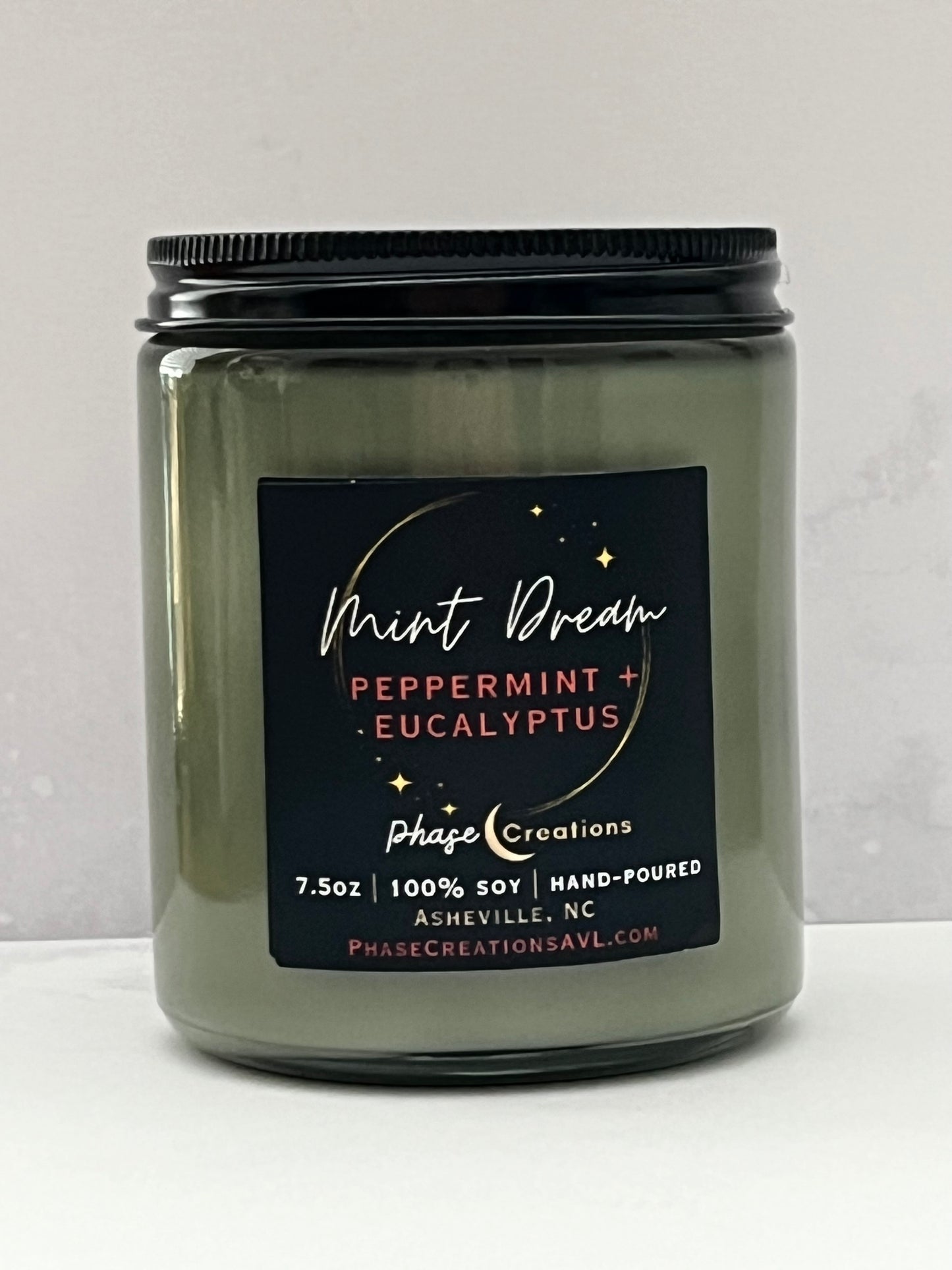MINT DREAM ~ Peppermint + Eucalyptus Scent | Hand-poured Premium Soy Candle