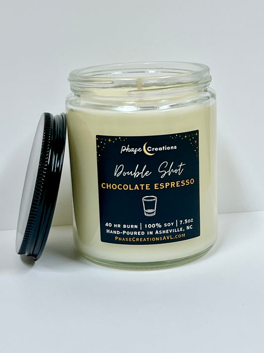 DOUBLE SHOT ~ Chocolate Espresso | Hand-poured Premium Soy Candle