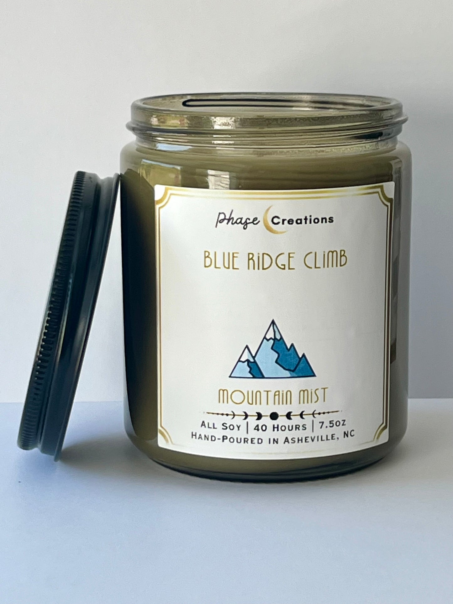 BLUE RIDGE CLIMB ~ Mountain Mist | 40 Hour ~ Hand-poured premium Soy Candle