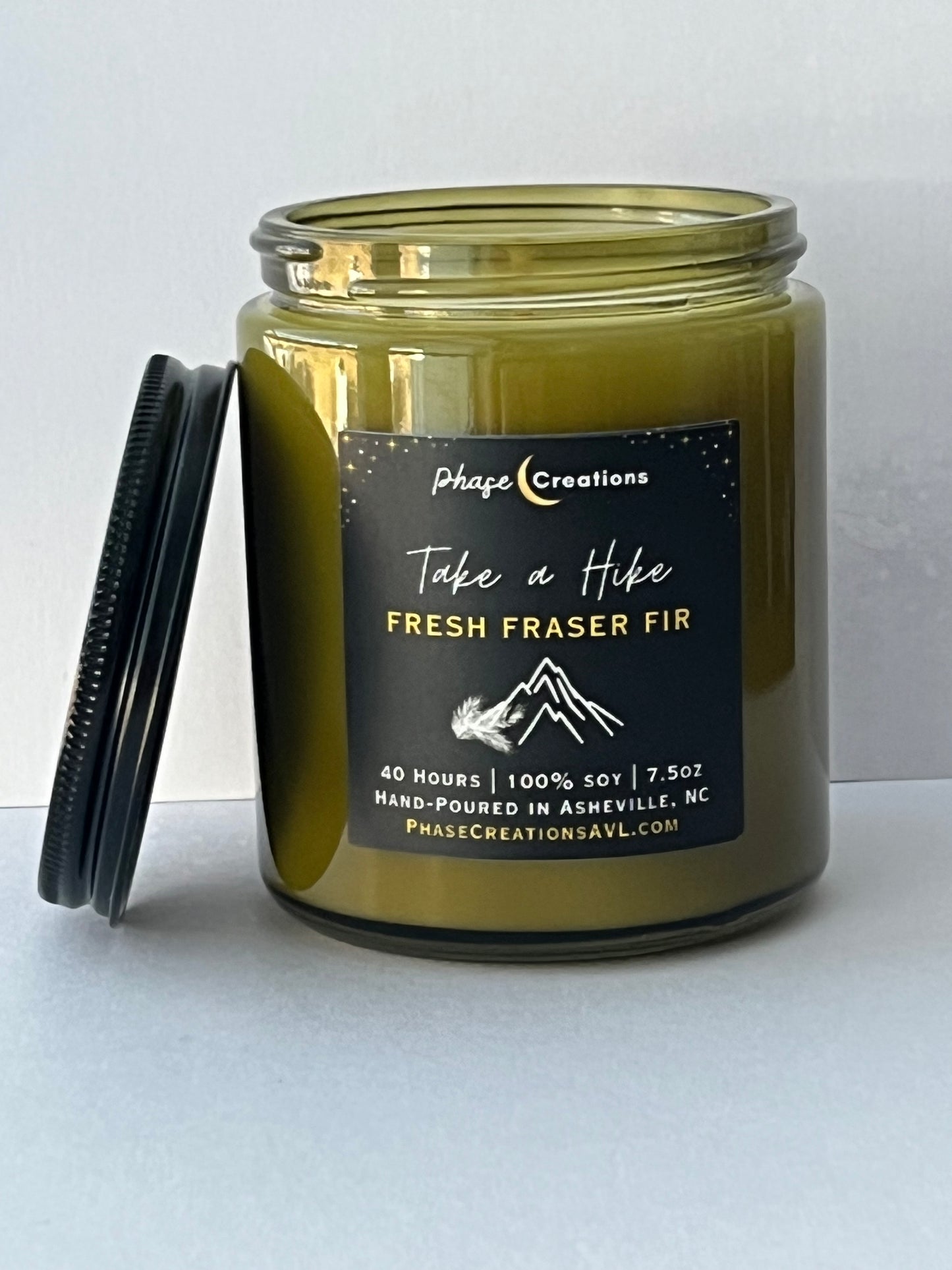 TAKE A HIKE ~ Fresh Fraser Fir | Hand-poured Premium Soy Candle