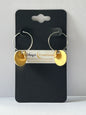 DOUBLE MOON MINI HOOPS (ASP)| Earrings