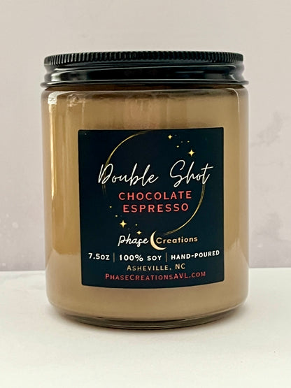 DOUBLE SHOT ~ Chocolate Espresso | Hand-poured Premium Soy Candle