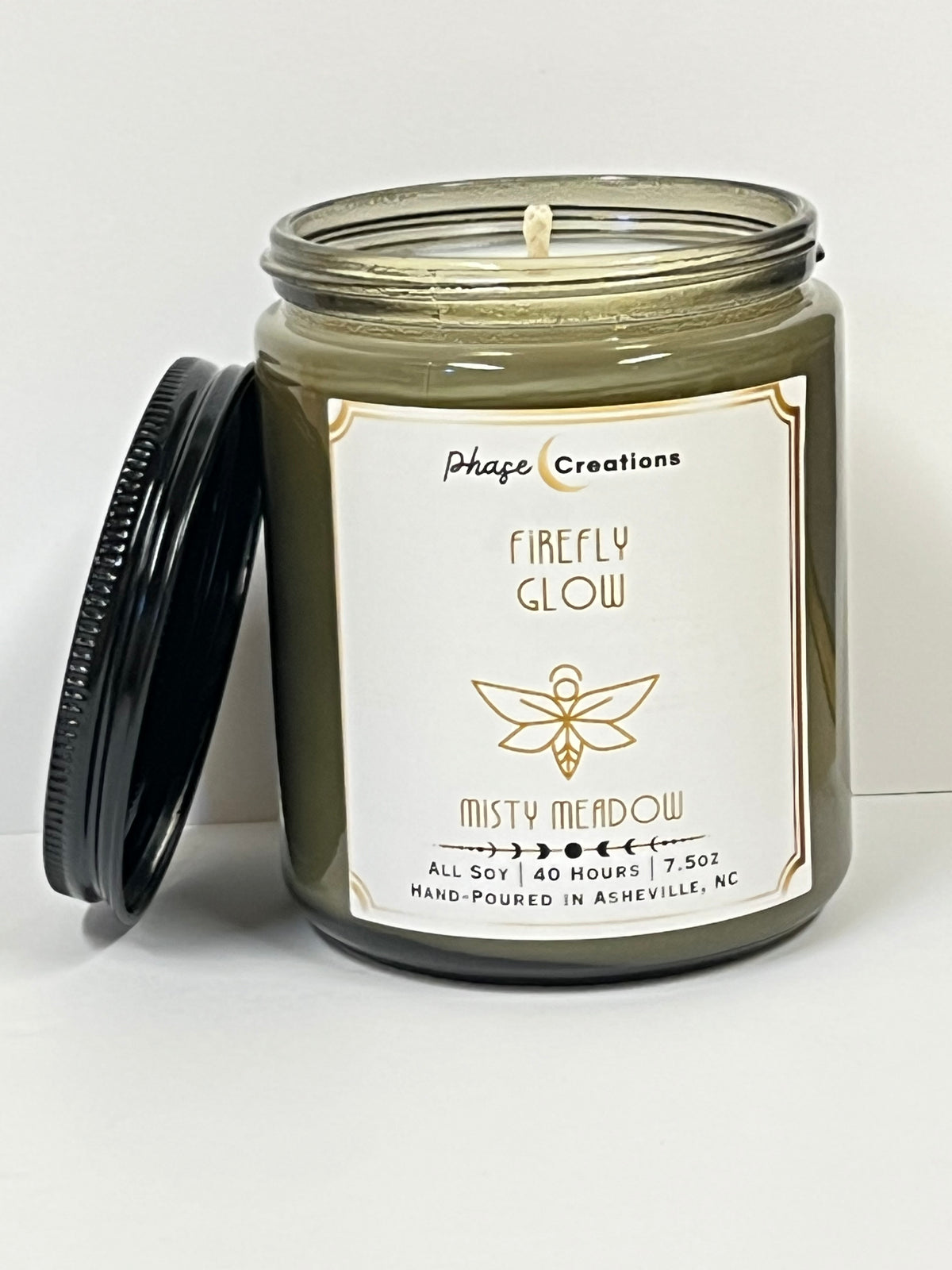FIREFLY ~ Misty Meadow | 40 Hour ~ Hand-poured premium Soy Candle (t)