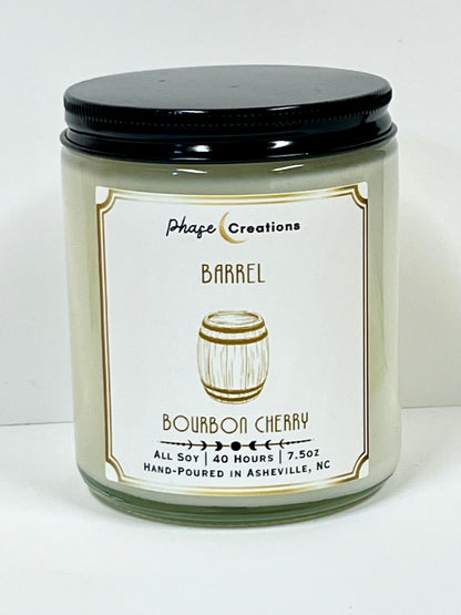 BARREL ~ Bourbon Cherry | 40 Hour ~ Hand-poured premium Soy Candle