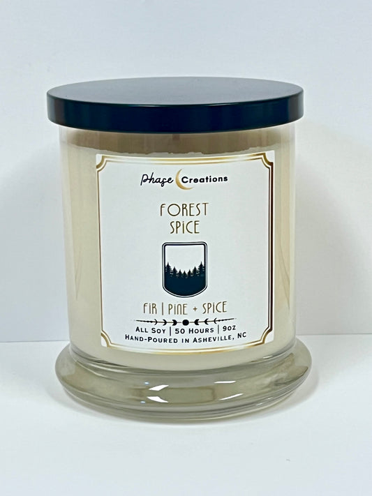 FOREST SPICE ~ Fir | Pine + Spice | 50 Hour ~ Hand-poured premium Soy Candle