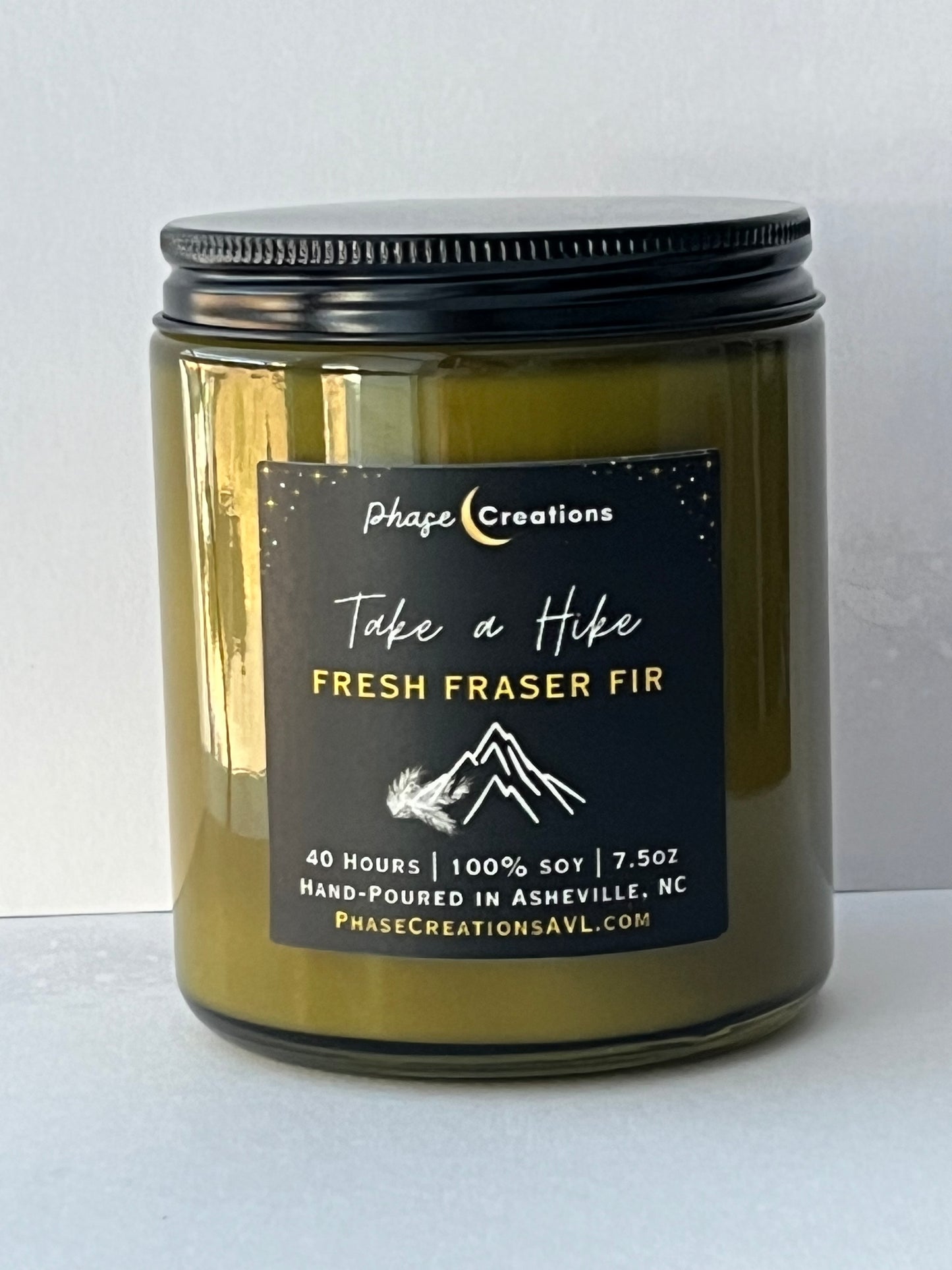 TAKE A HIKE ~ Fresh Fraser Fir | Hand-poured Premium Soy Candle