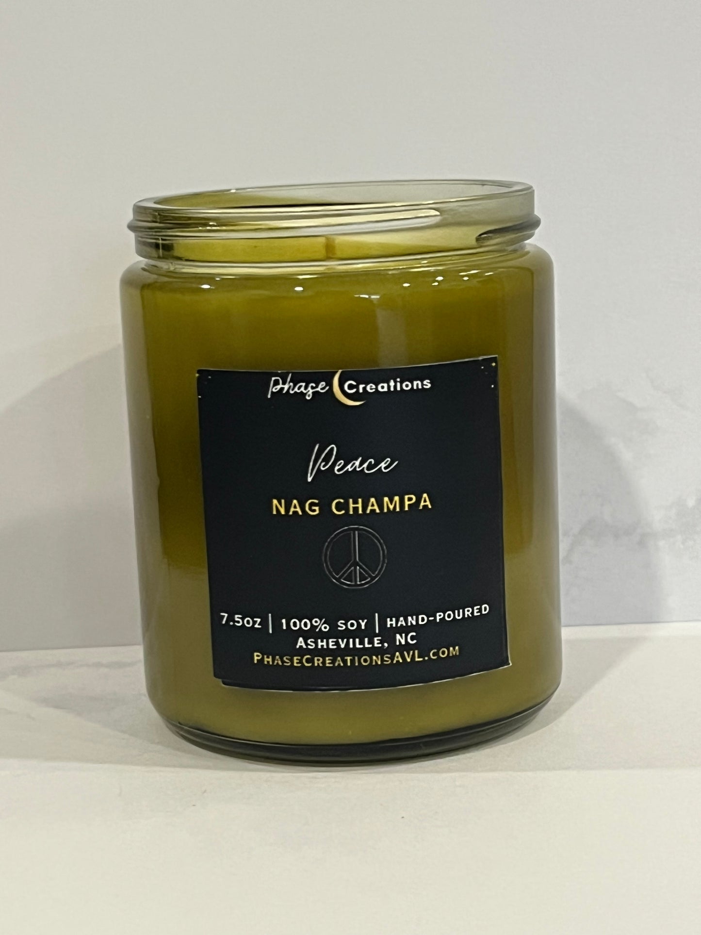PEACE ~ Nag Champa | Hand-poured Premium Soy Candle