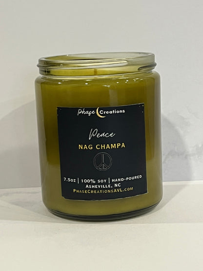 PEACE ~ Nag Champa | Hand-poured Premium Soy Candle