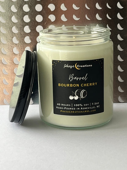 BARREL ~ Bourbon Cherry | Hand-poured Premium Soy Candle