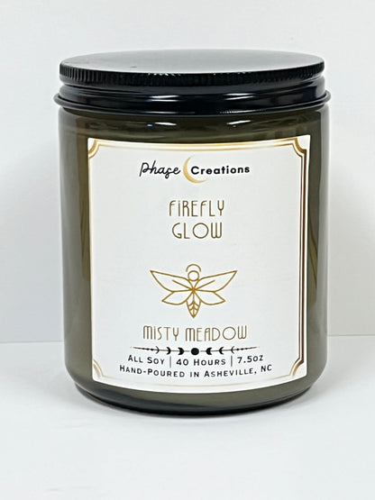 FIREFLY ~ Misty Meadow | 40 Hour ~ Hand-poured premium Soy Candle (t)
