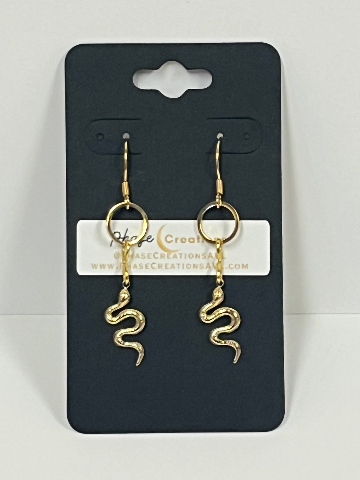DAINTY SERPENTINE DANGLES (GPSS) | Earrings