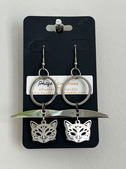 MYSTIC CAT DANGLES (SS)| Earrings