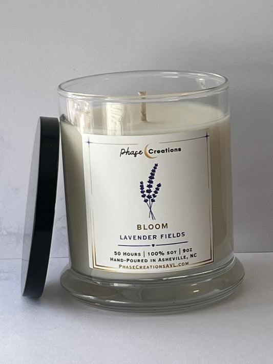 BLOOM ~ Lavender Fields | Hand-poured Premium Soy Candle