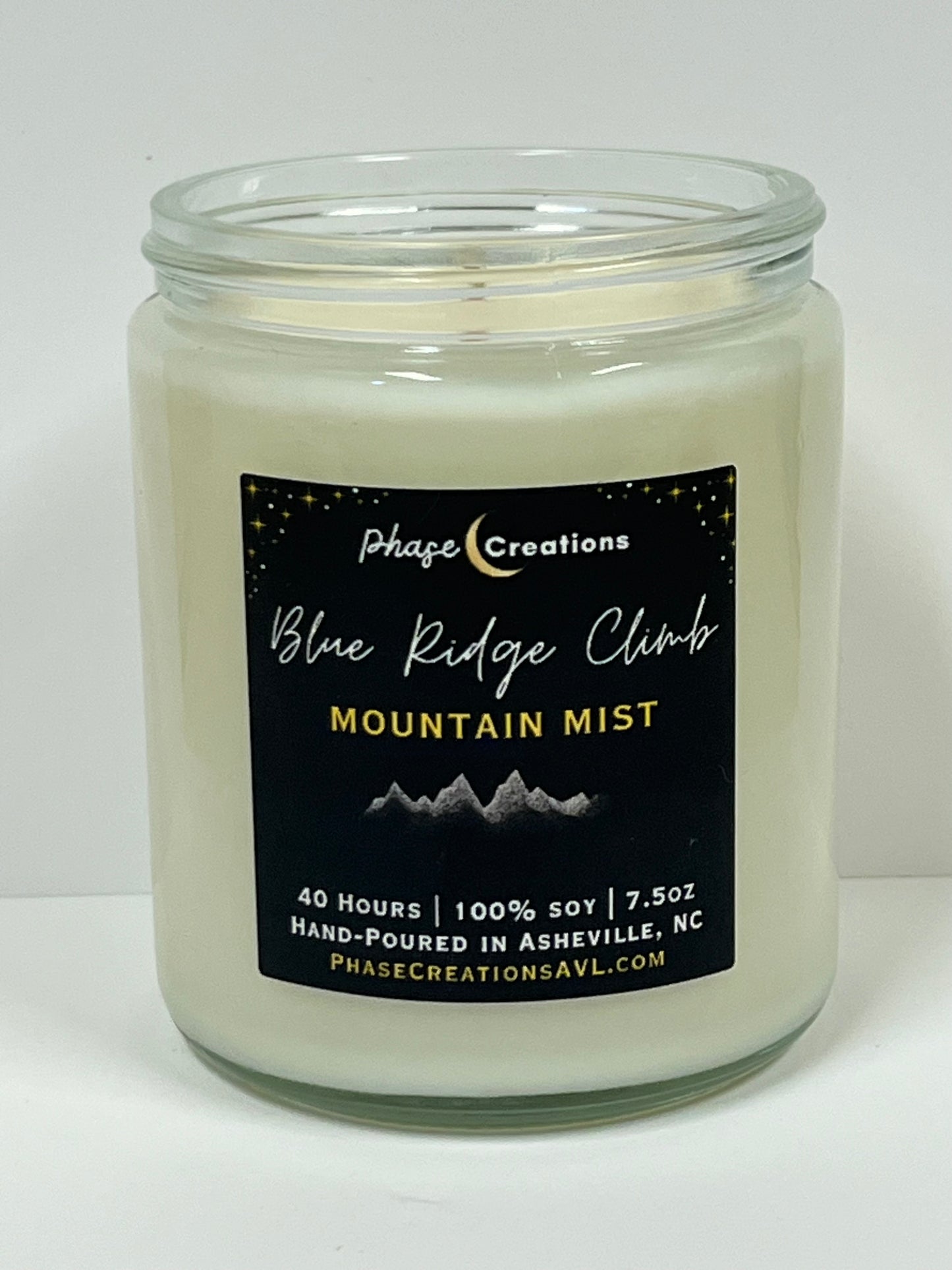 BLUE RIDGE CLIMB ~ Mountain Mist | 40 Hour ~ Hand-poured premium Soy Candle