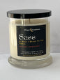 SASS, IS WHAT I BRING TO THE TABLE. ~ Matcha + Bergamot | Hand-poured Premium Soy Candle