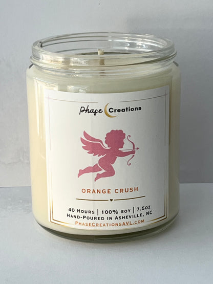 Valentine’s Candle | CUPID ~ Orange Crush | Hand-poured Premium Soy Candle
