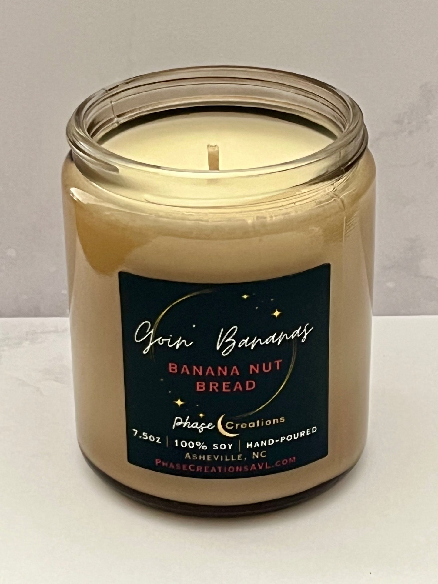 GOIN’ BANANAS ~ Banana Nut Bread | Hand-poured Premium Soy Candle