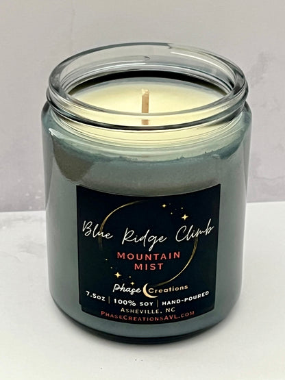 BLUE RIDGE CLIMB ~ Mountain Mist | Hand-poured Premium Soy Candle