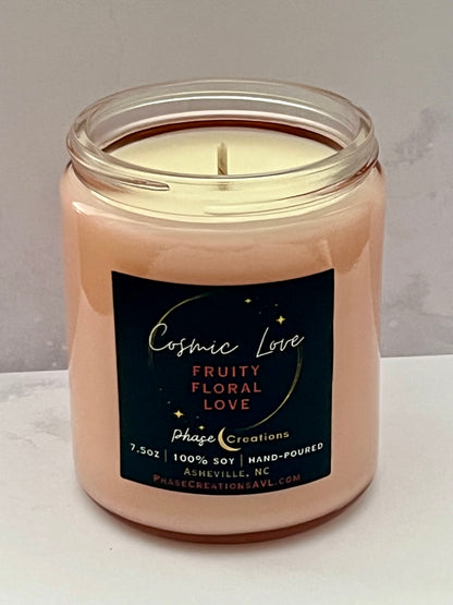 COSMIC LOVE ~ Fruity Floral Love | Hand-poured Premium Soy Candle