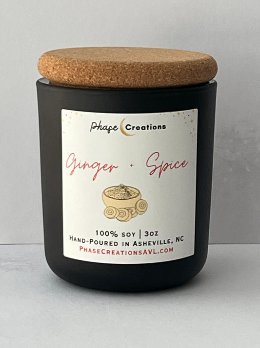 GINGER + SPICE | Hand-poured Premium Soy Candle