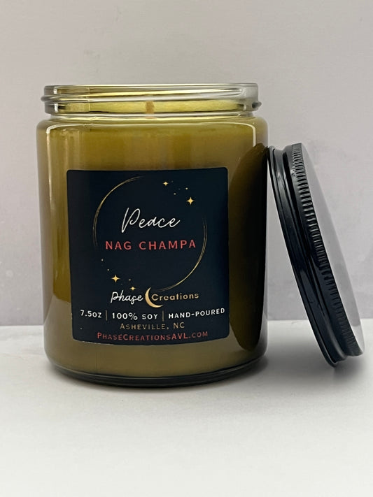 PEACE ~ Nag Champa | Hand-poured Premium Soy Candle
