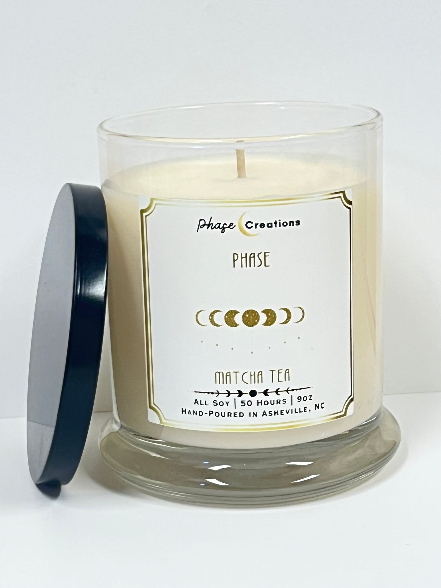 PHASE ~ Matcha Tea | 50 Hour ~ Hand-poured premium Soy Candle