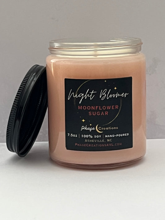 NIGHT BLOOMER ~ Moonflower Sugar | Hand-poured Premium Soy Candle