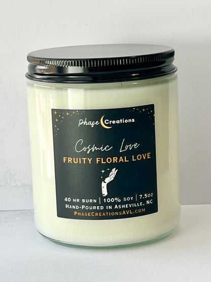 COSMIC LOVE ~ Fruity Floral Love | Hand-poured Premium Soy Candle