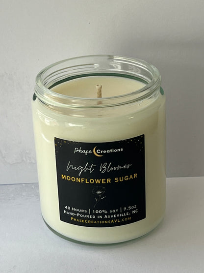 NIGHT BLOOMER ~ Moonflower Sugar | Hand-poured Premium Soy Candle