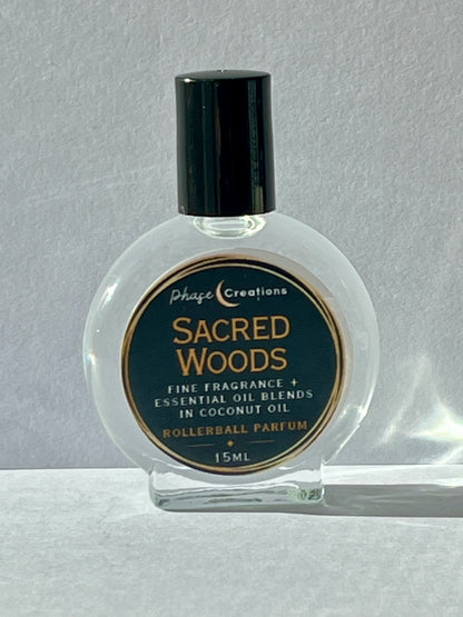 SACRED WOODS | Rollerball Parfum | Fine Fragrance Oil Blend