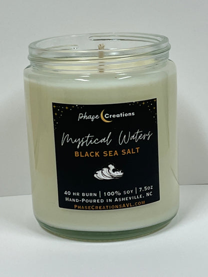 MYSTICAL WATERS ~ Black Sea Salt | Hand-poured Premium Soy Candle