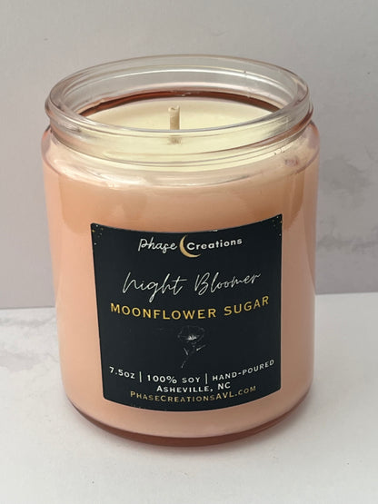 NIGHT BLOOMER ~ Moonflower Sugar | Hand-poured Premium Soy Candle
