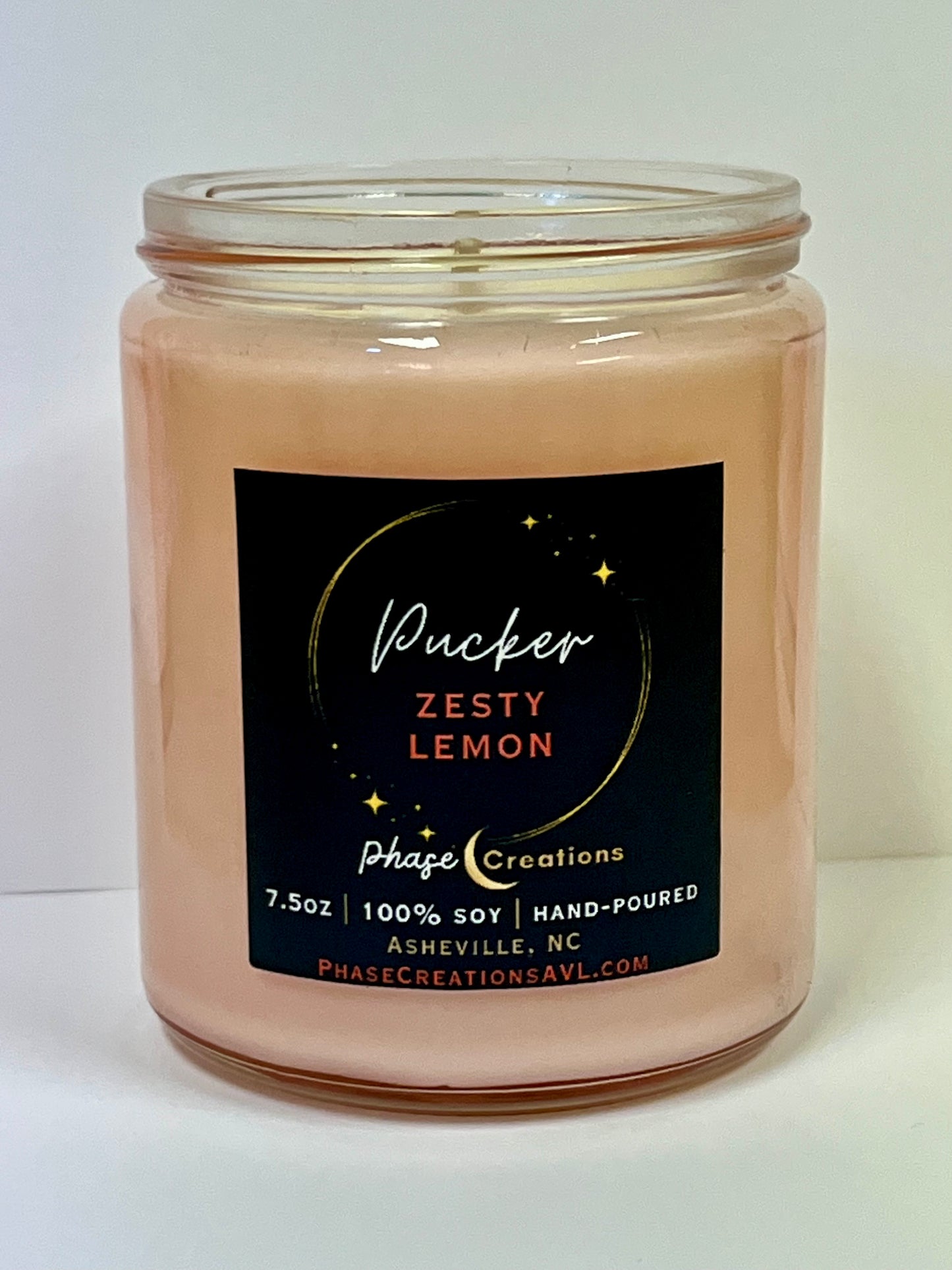 PUCKER ~ Zesty Lemon Scent | Hand-poured Premium Soy Candle