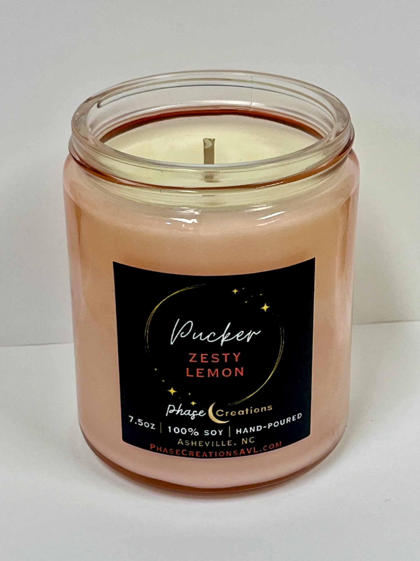 PUCKER ~ Zesty Lemon Scent | Hand-poured Premium Soy Candle
