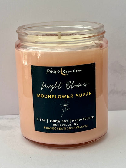 NIGHT BLOOMER ~ Moonflower Sugar | Hand-poured Premium Soy Candle