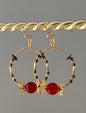 CARNELIAN | GEMSTONE CRYSTAL Earrings