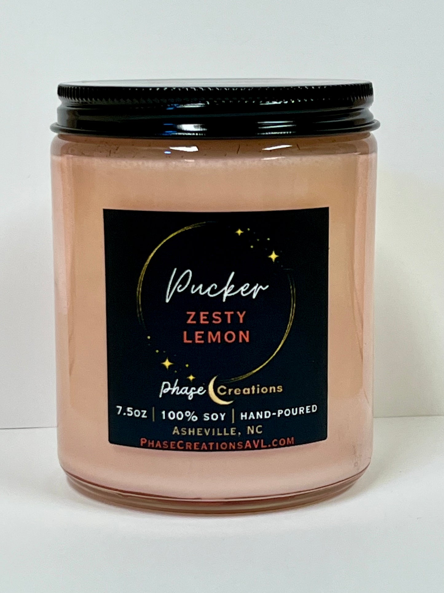 PUCKER ~ Zesty Lemon Scent | Hand-poured Premium Soy Candle