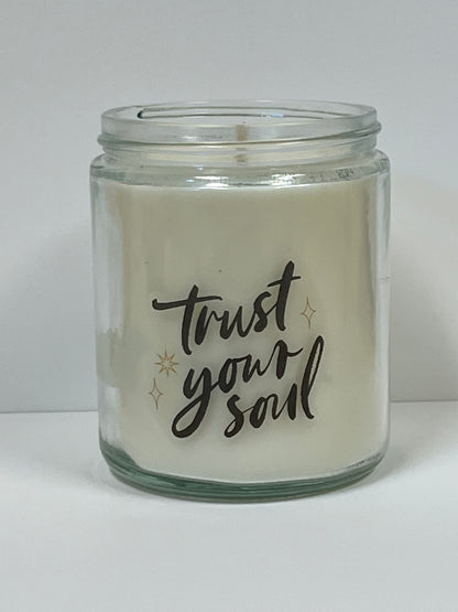 TRUST YOUR SOUL✨ ~ Sea Lily | Hand-poured Premium Soy Candle